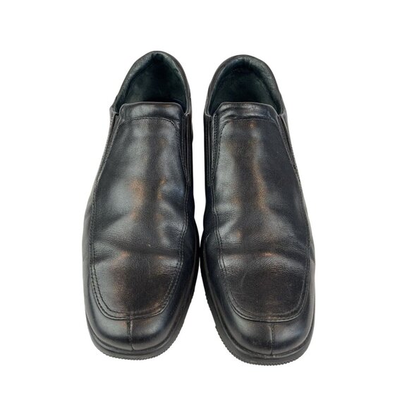 Rockport Other - Rockport Men’s Black Slip On Loafers Size 11 CRACKED HEELS AS IS